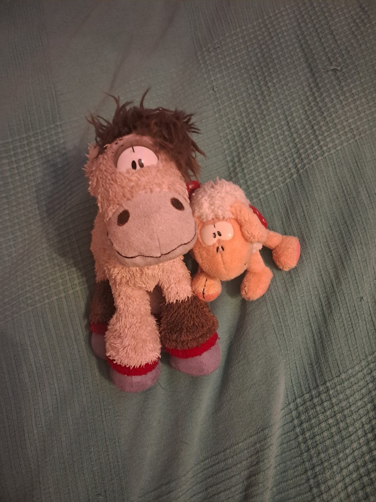 Originele Diddl knuffels: paard en schaap, Verzamelen, Ophalen of Verzenden, Verschillende figuren, Zo goed als nieuw, Knuffel