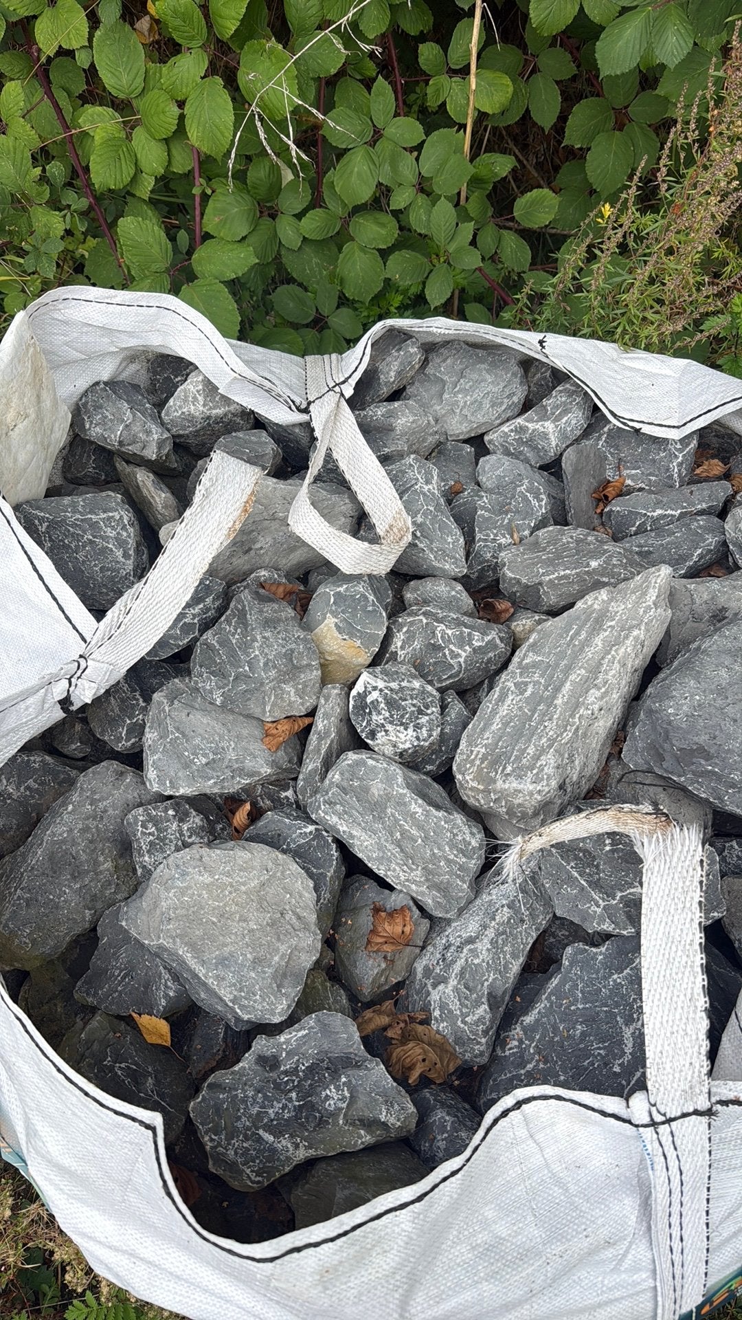 Breuksteen 1 bigbag, Tuin en Terras, Ophalen, Nieuw, Antraciet, Split