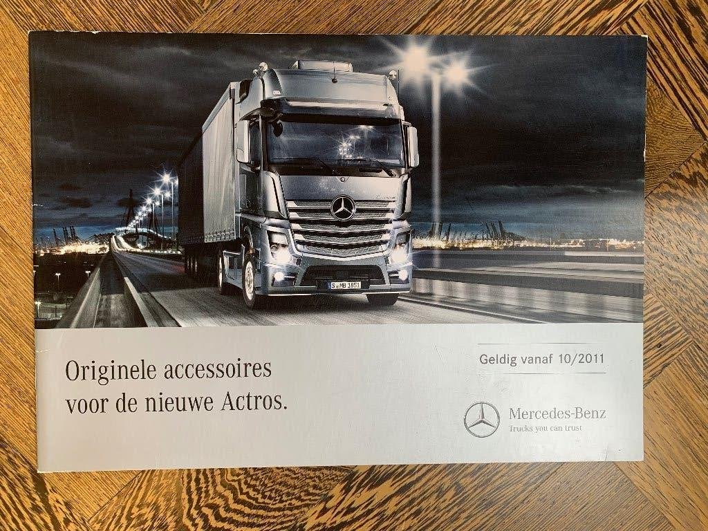 Folder brochure Mercedes-Benz Actros Accessoires 2011 nieuw!, Nieuw, Mercedes-Benz, Mercedes, Ophalen of Verzenden