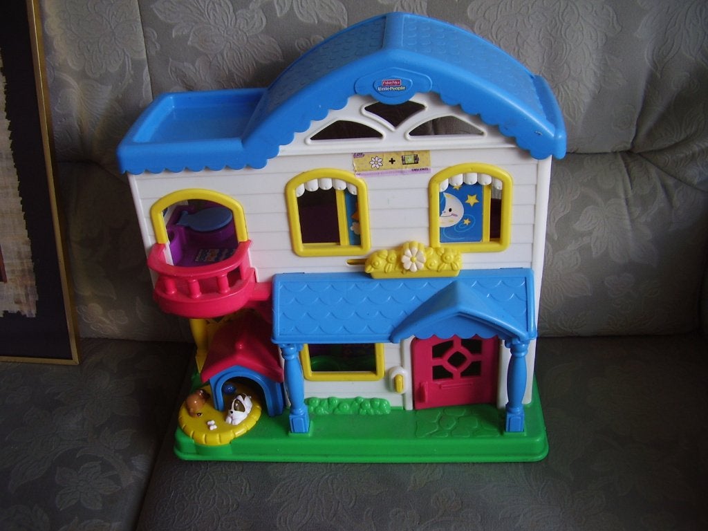 poppenhuis pop huis kinderkamer speelgoed sfeer decoratie, Ophalen of Verzenden, Zo goed als nieuw, Poppenhuis