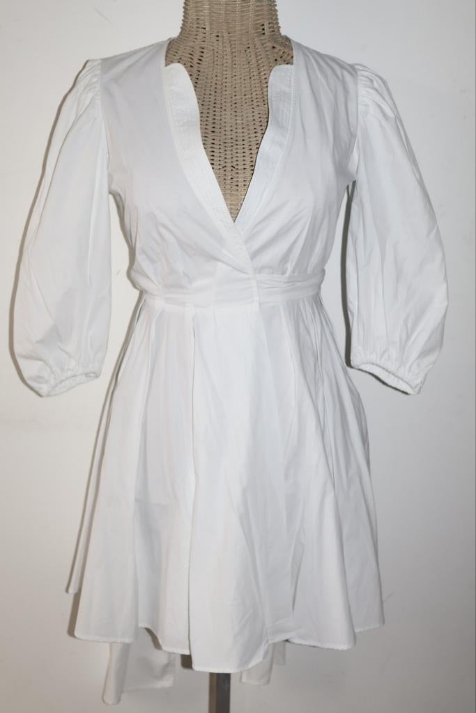 Claudie Pierlot witte wikkeljurk maat 36 / S - Nieuw, Kleding | Dames, Claudie Pierlot, Claudie Pierlot.nl, Claudie Pierlot, Nieuw