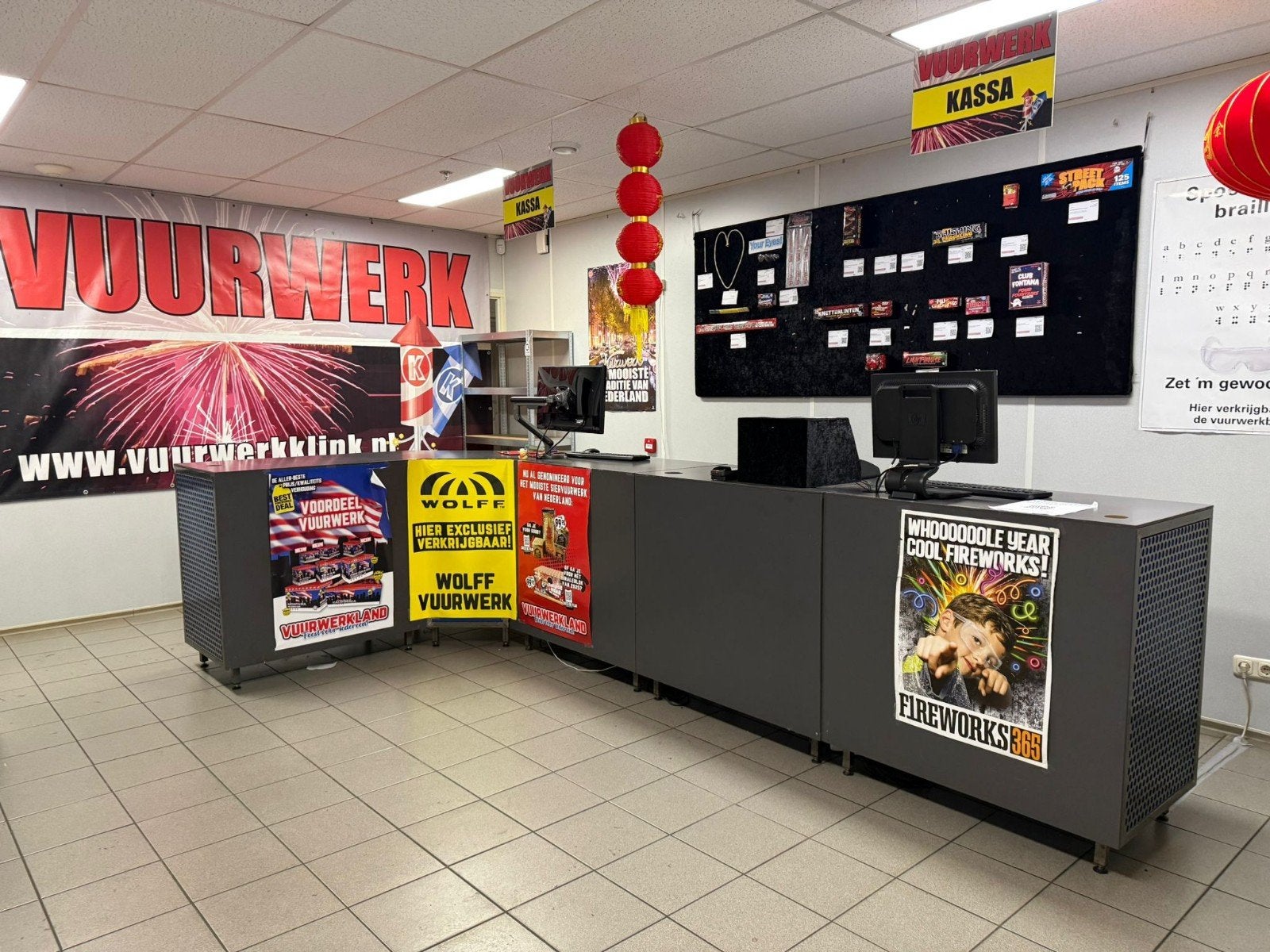 Kassa Balie verkoopruimte modulaire opbouw, Ophalen