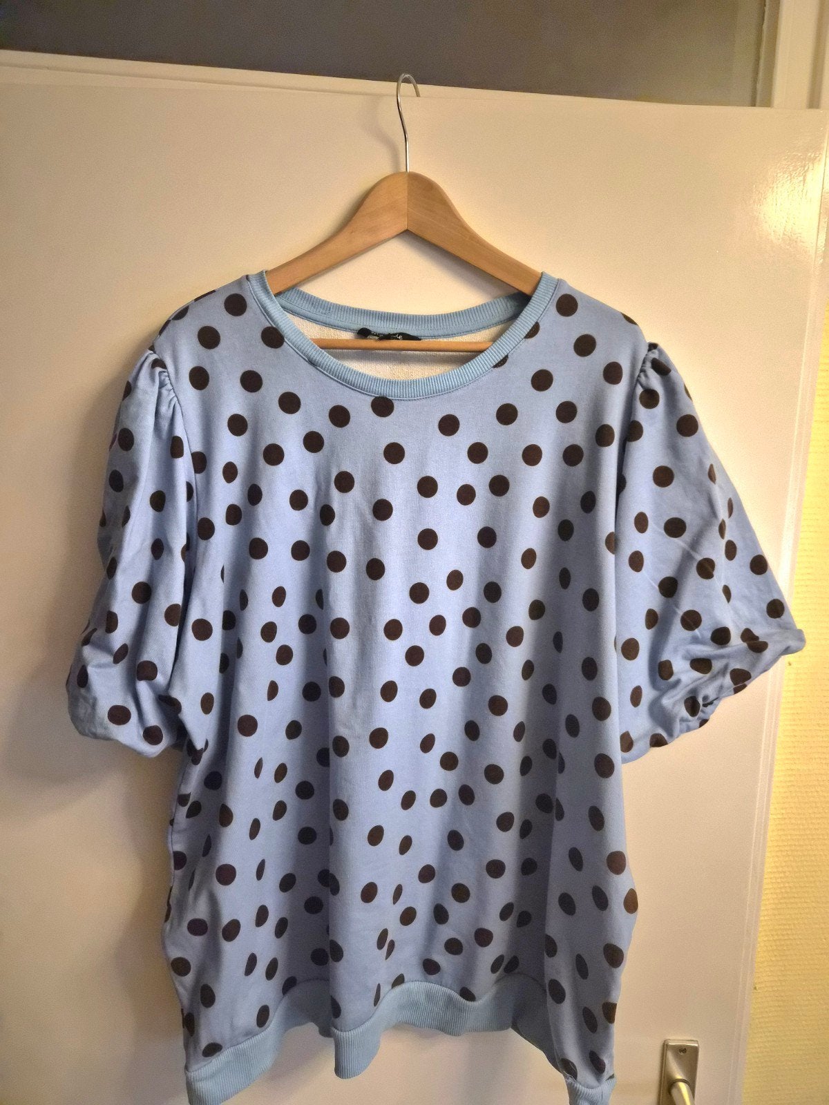 Leuke blauwe trui met stippen van M&S mode, maat XXL, M&S mode, Blauw, Maat 46/48 (XL) of groter, Ophalen of Verzenden