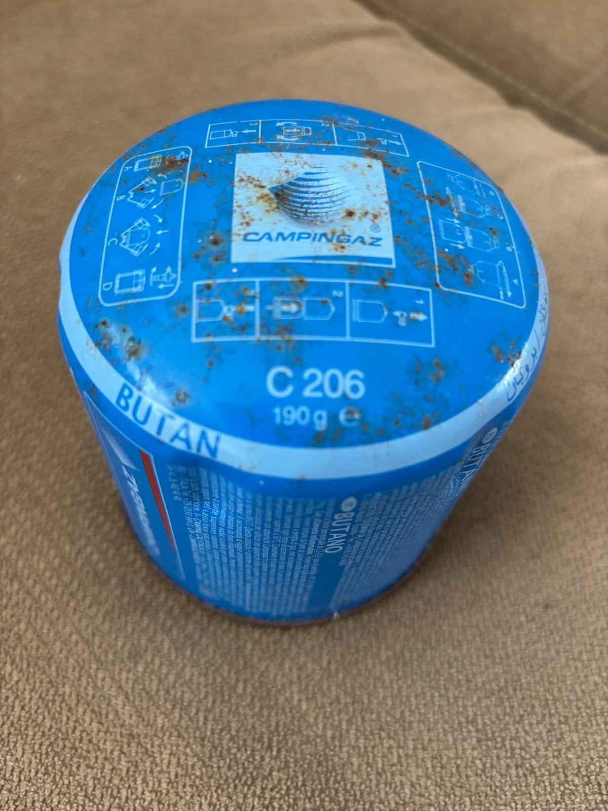 Campingaz C 206 Butaan Gasfles 190g, Ophalen, Nieuw