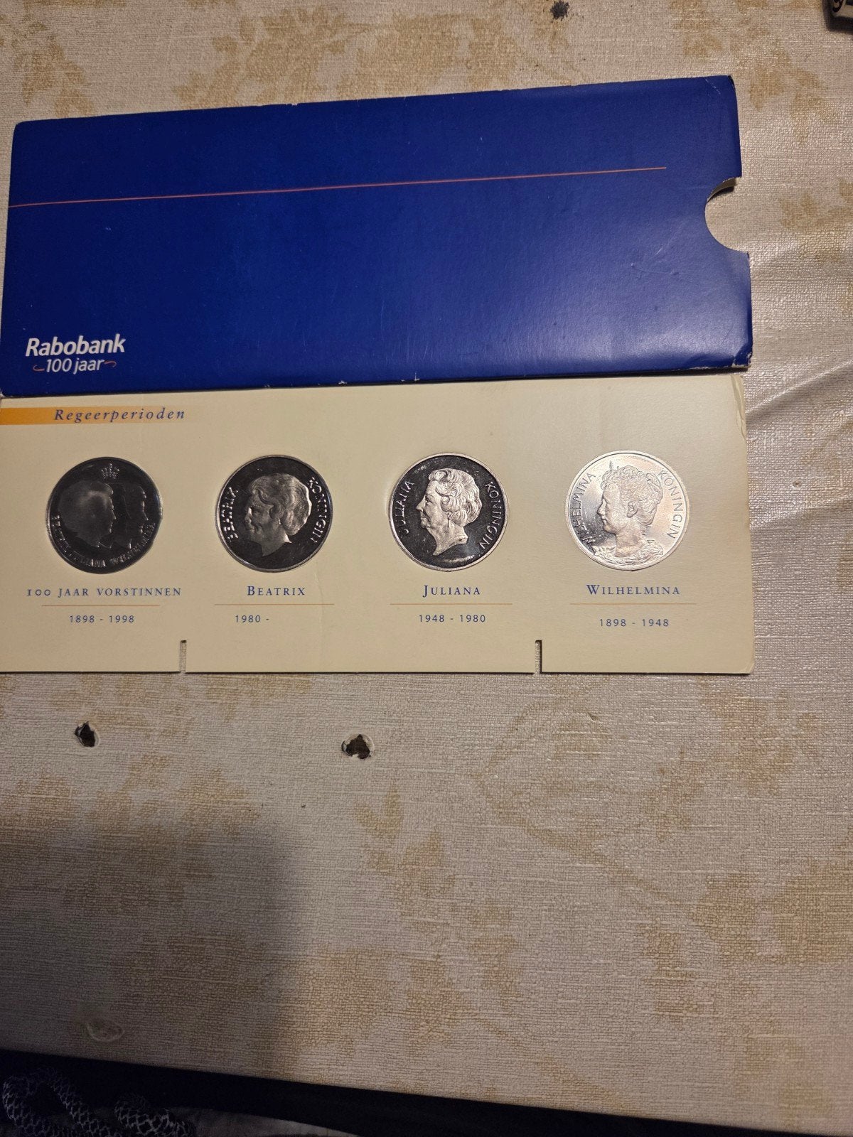 Rabobank 100 Jaar Jubileum Muntenset - 1898-1998, Postzegels en Munten, Munten | Nederland, Ophalen of Verzenden