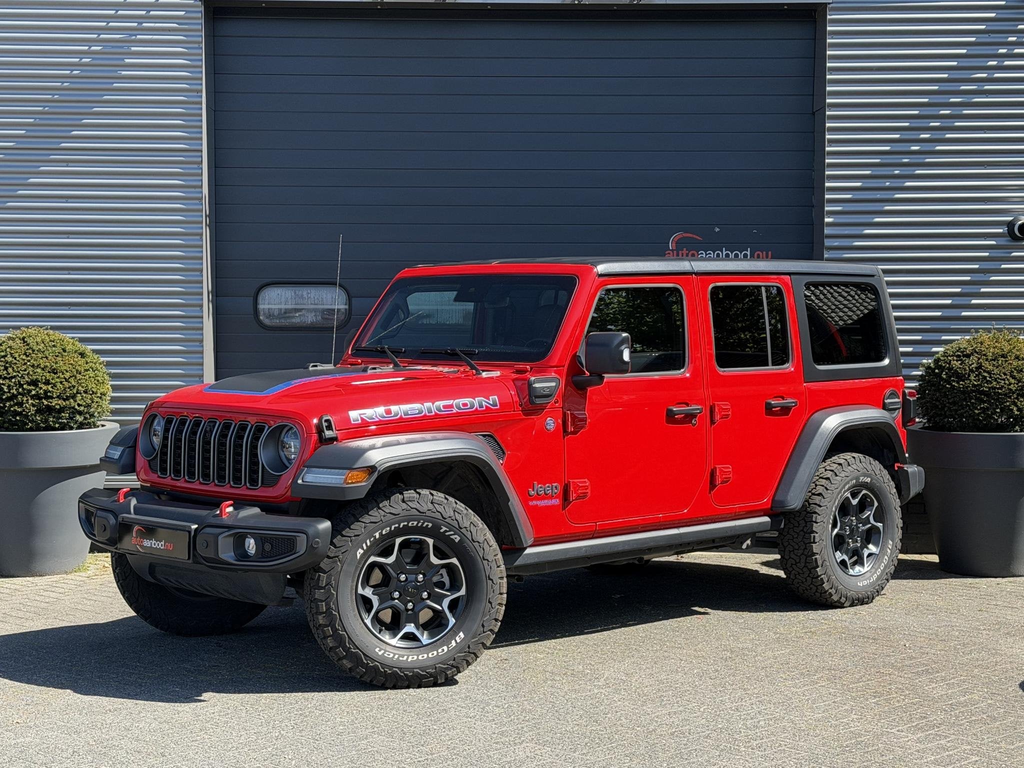 Jeep Wrangler Unlimited 4xe 380 Rubicon Afneembare Dakdelen, Auto's, Jeep, Automaat, Euro 6, Cabriolet, Vierwielaandrijving