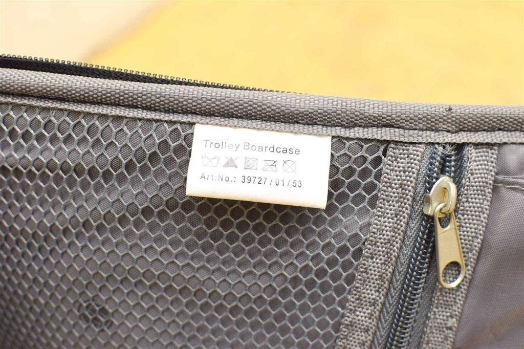Koffer/Trolley 50487, Wieltjes, 30 cm of meer, Gebruikt, Zwart