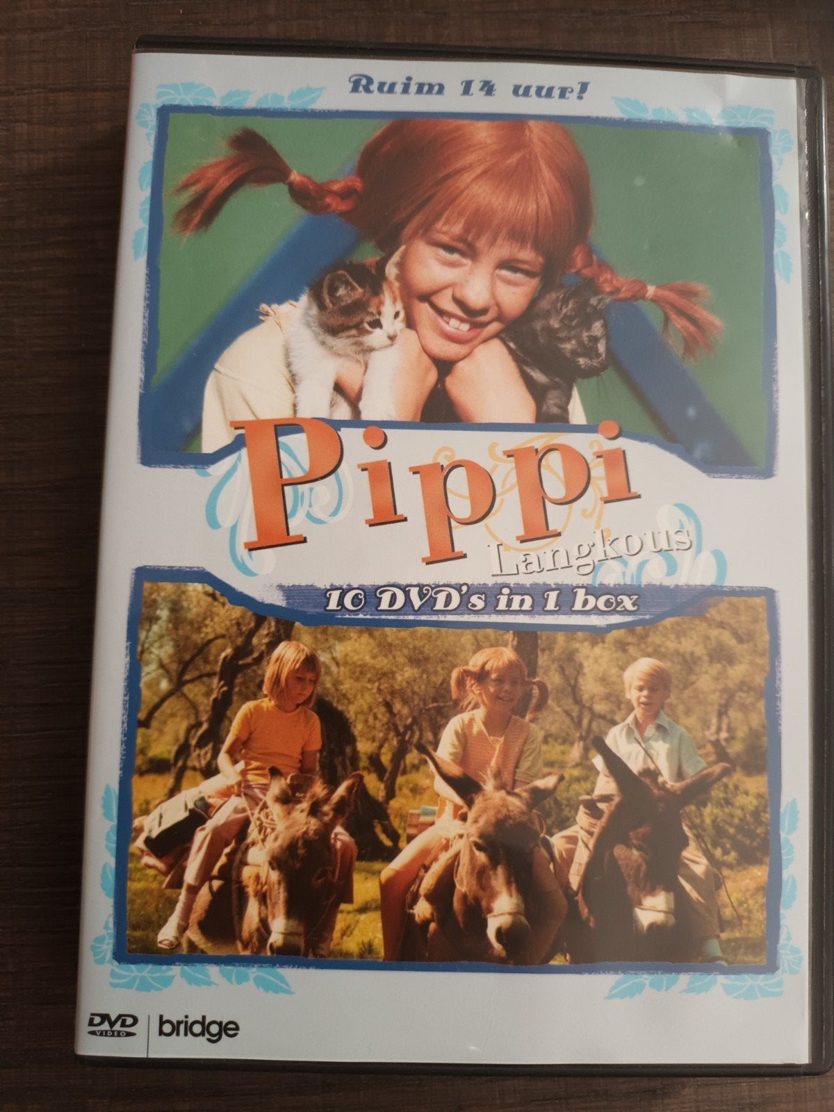 10-dvd box complete reeks en films Pippi Langkous, Alle leeftijden, Verzenden, Zo goed als nieuw