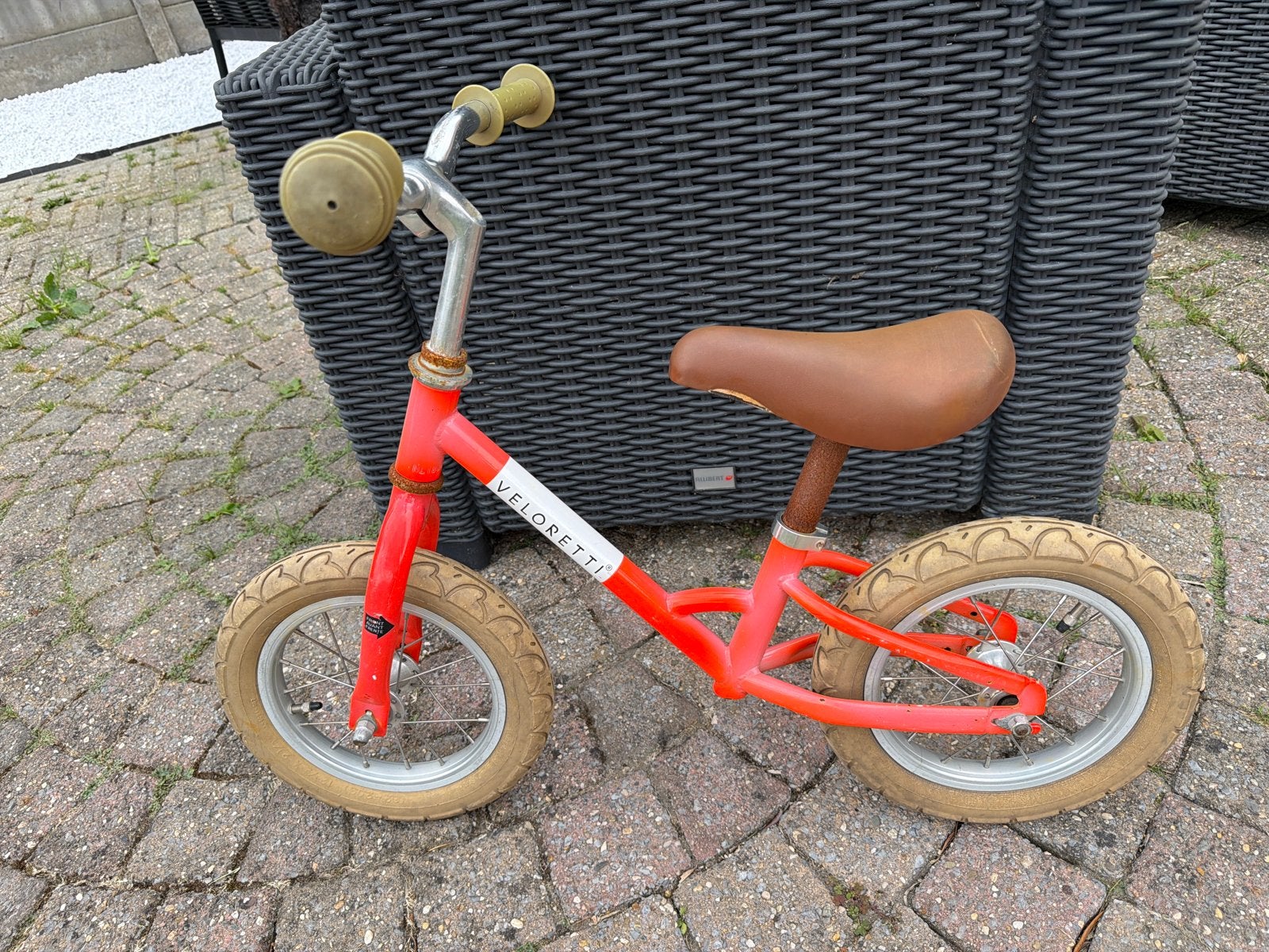 Veloretti loopfiets oranje - Gebruikt, Ophalen, Gebruikt, Minder dan 16 inch