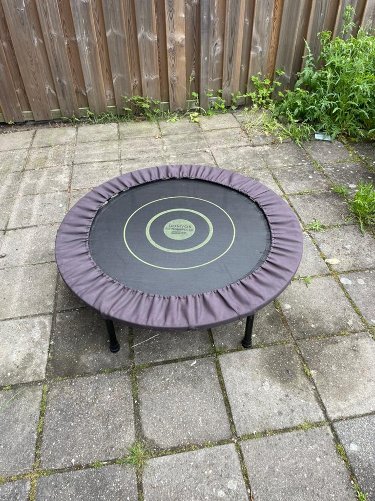 Domyos Fit Trampo 100 fitnesstrampoline, Ophalen, Zo goed als nieuw