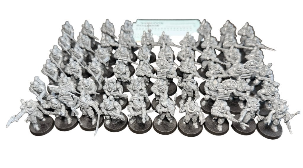 Warhammer Horus Heresy Solar Auxilia Lasrifle Sections, ., Warhammer, Ophalen of Verzenden, Zo goed als nieuw