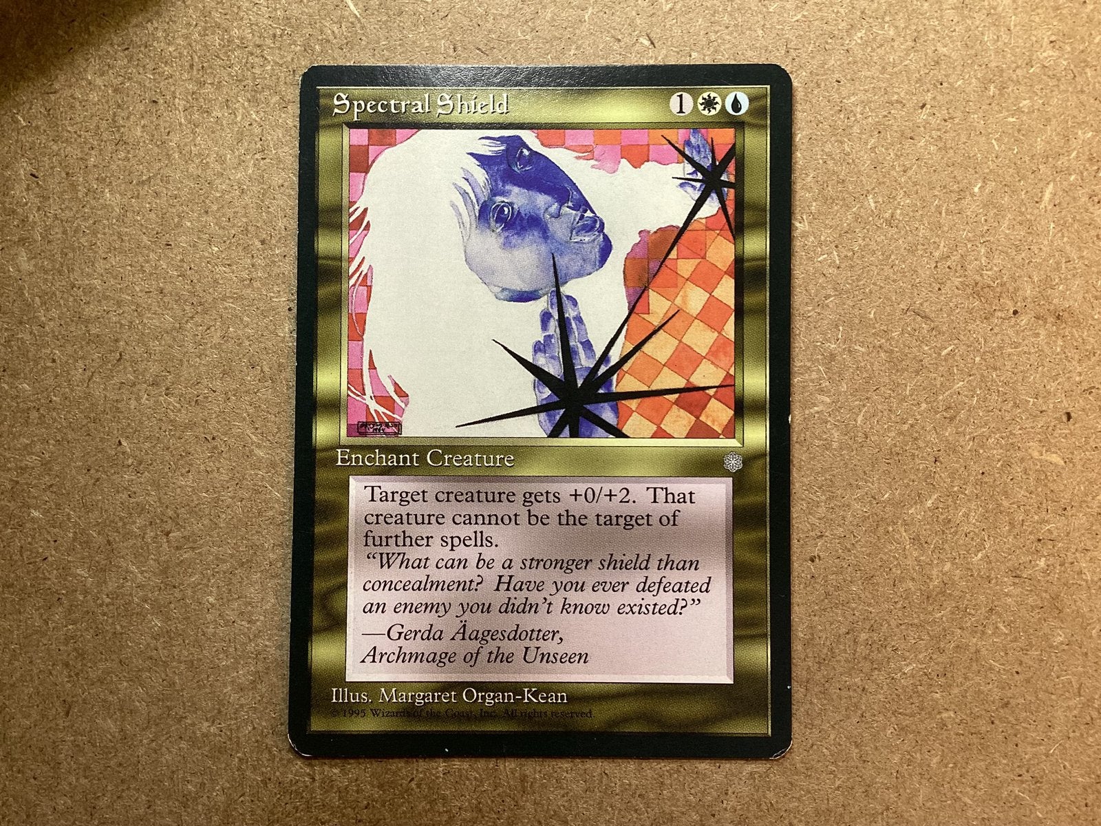 1x Spectral Shield (Excellent), Ophalen of Verzenden, Zo goed als nieuw, Losse kaart