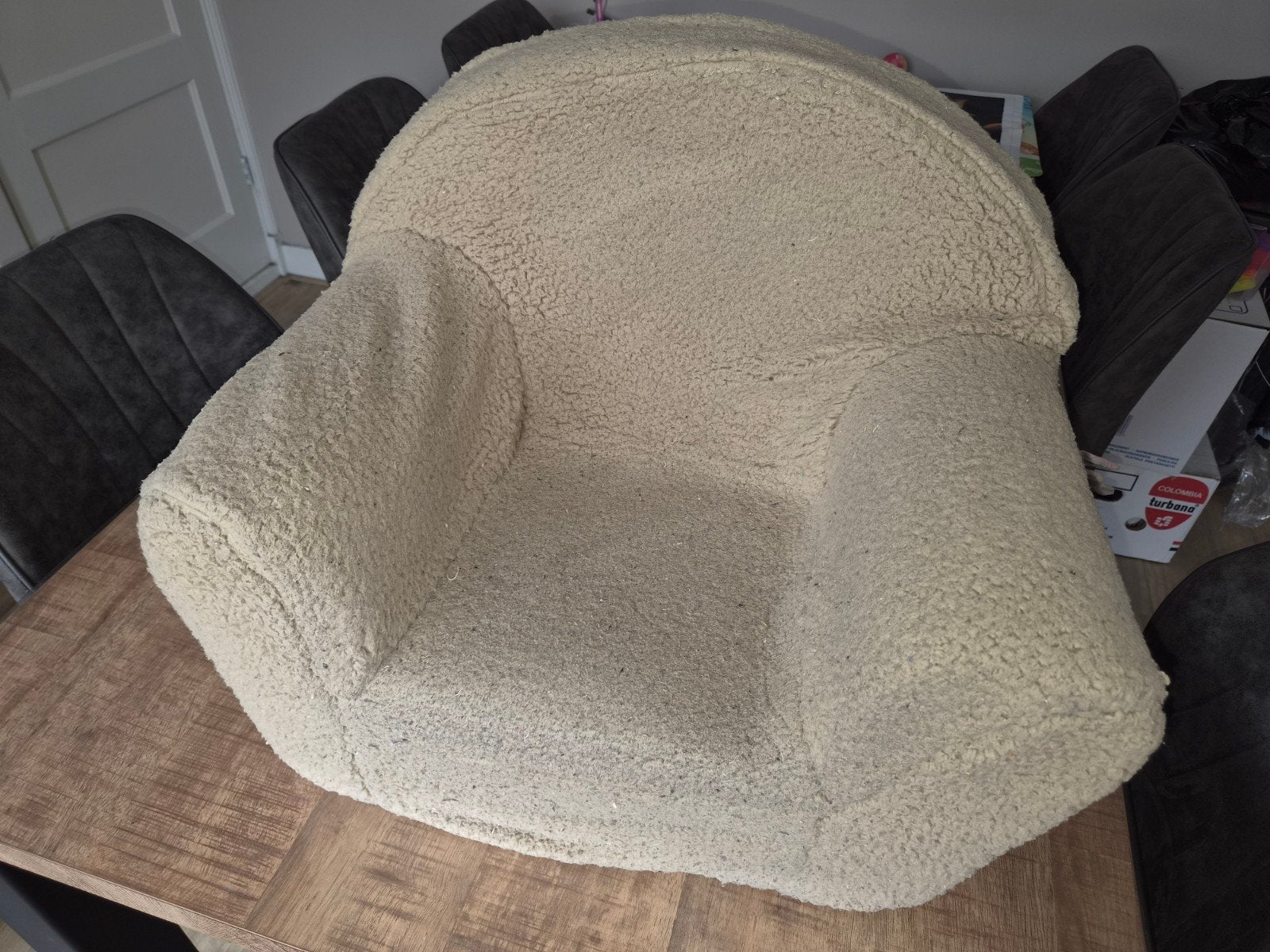 Kinder teddy stoeltje, Ophalen, Gebruikt, Beige, Overige typen