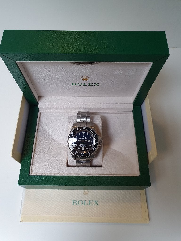 Rolex Deep Sea Dweller   Blauwe/Zwarte wijzerplaat mogelijk., Staal, Polshorloge, Nieuw, Ophalen of Verzenden
