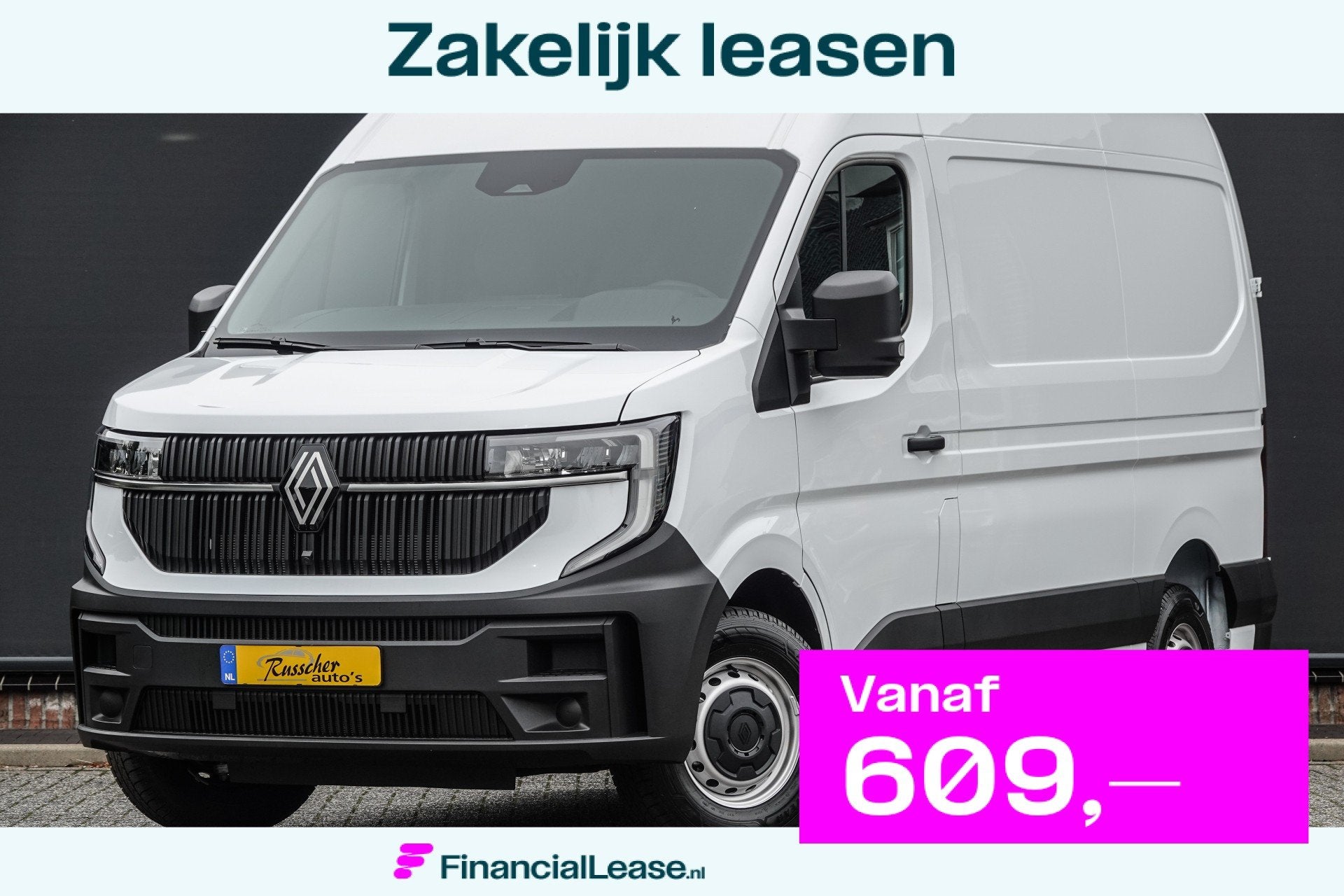 Renault Master T35 | L2H2 | 2.0Dci 150Pk | Stoel-Bank | 3.50, Stof, Gebruikt, Zwart, 4 cilinders