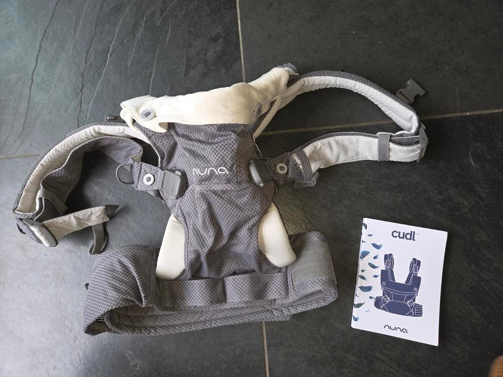 Nuna Cudl Draagzak - Granite (3.5-16 kg), Overige merken, Ophalen of Verzenden, Zo goed als nieuw, Buik, Rug of Zij