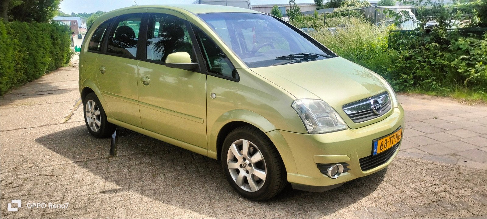 Opel Meriva 1.6 16V Automaat 2007 Airco Lm, Auto's, Opel, Bedrijf, Meriva, Benzine, D, MPV, Automaat, Origineel Nederlands, Groen