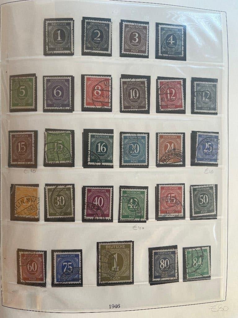 Album verzameling bezettingszones Duitsland 45-49 gestempeld, Postzegels en Munten, Postzegels | Europa | Duitsland, Ophalen of Verzenden