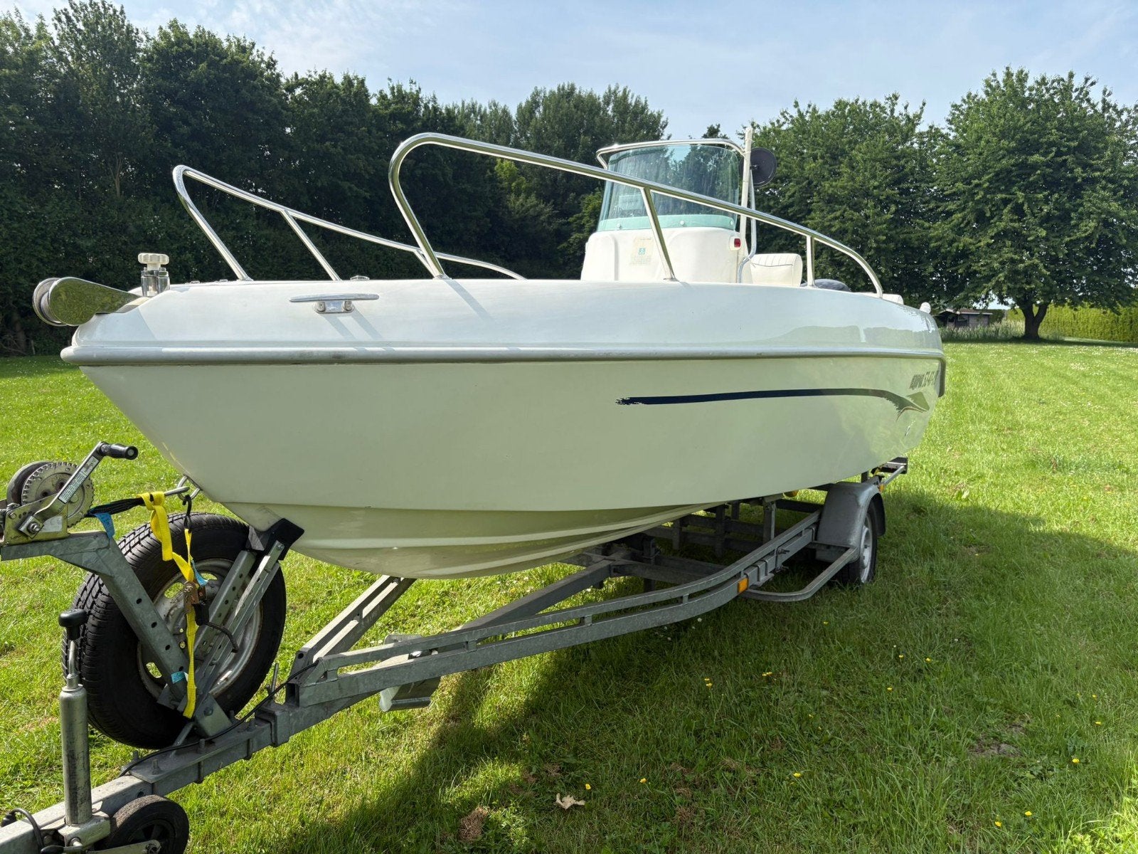 Consoleboot aquamar 17 voet met 90pk suzuki viertakt, Watersport en Boten, Ophalen of Verzenden