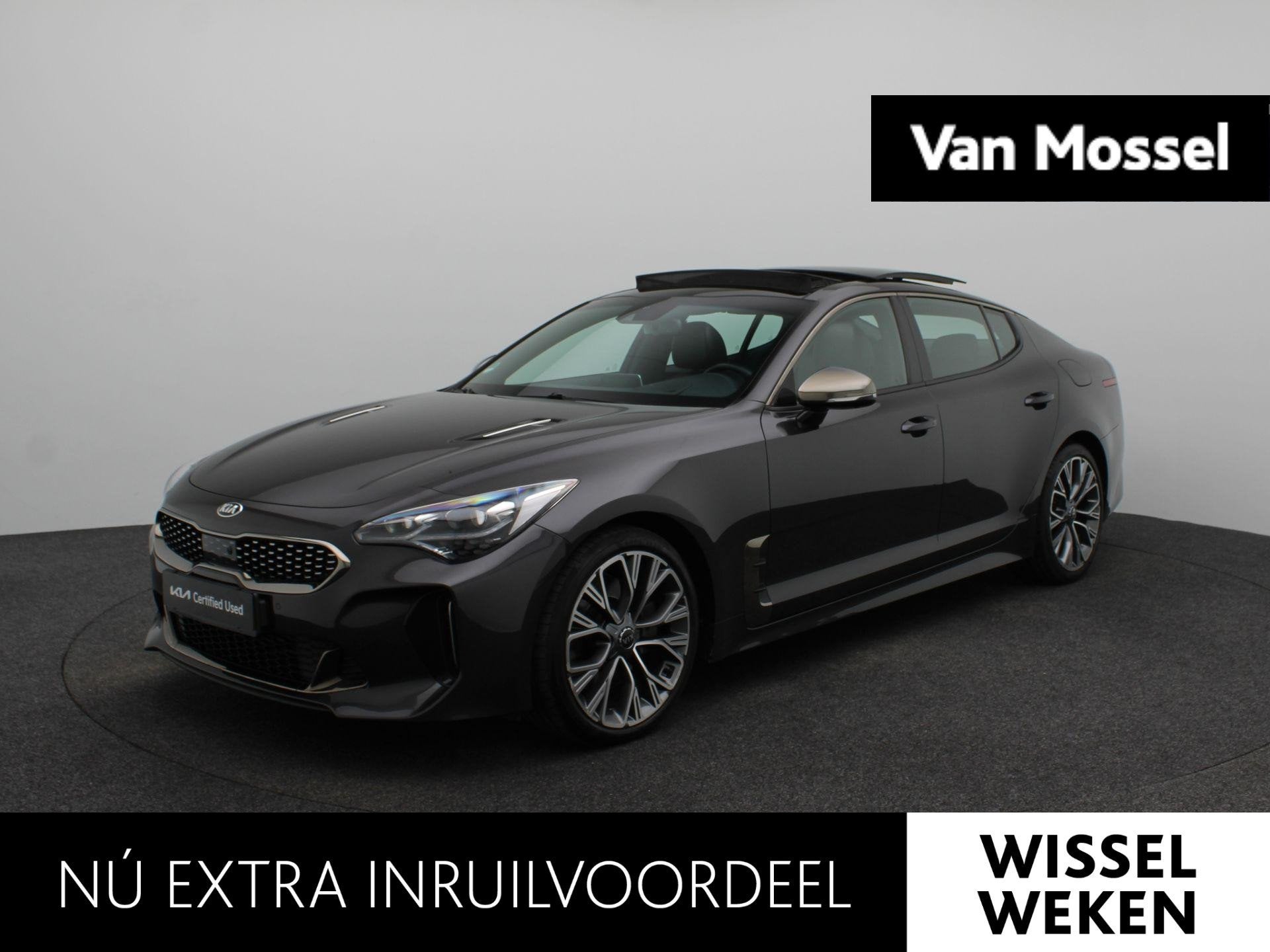 Kia Stinger 2.0 T-GDI GT-Line | 255 PK | Sportstuur | Stoelv, Auto's, Automaat, Achterwielaandrijving, Gebruikt, 4 cilinders