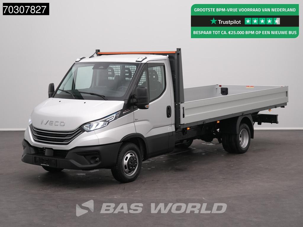 Iveco Daily 35C21 3.0L Automaat Open Laadbak 210PK 3,5t Trek, Auto's, Stof, Euro 6, 4 cilinders, Iveco