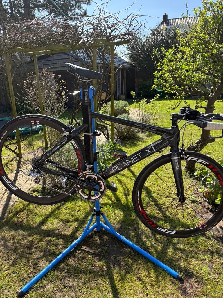 Planet X TT fiets - Carbon - Dura Ace - FFWD, Carbon, Zo goed als nieuw, Meer dan 20 versnellingen, 53 tot 57 cm