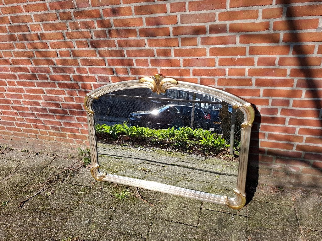 Vintage Deknudt Horizontale Boogspiegel 90x123, Ophalen, Gebruikt, 100 tot 125 cm, Minder dan 100 cm
