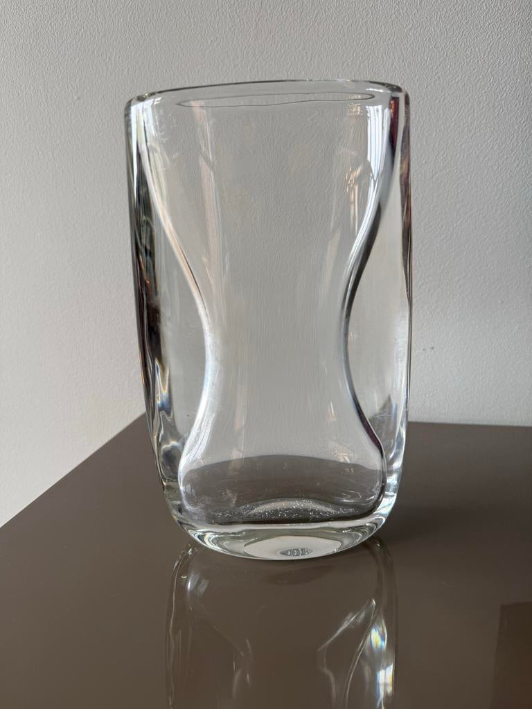 Transparante glazen vaas, Floris Meydam voor Glasfabriek Lee, Antiek en Kunst, Ophalen of Verzenden