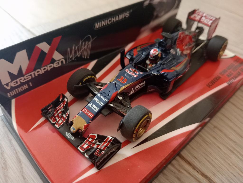 Max Verstappen editie 1, Toro Rosso STR10, Ophalen of Verzenden, Zo goed als nieuw