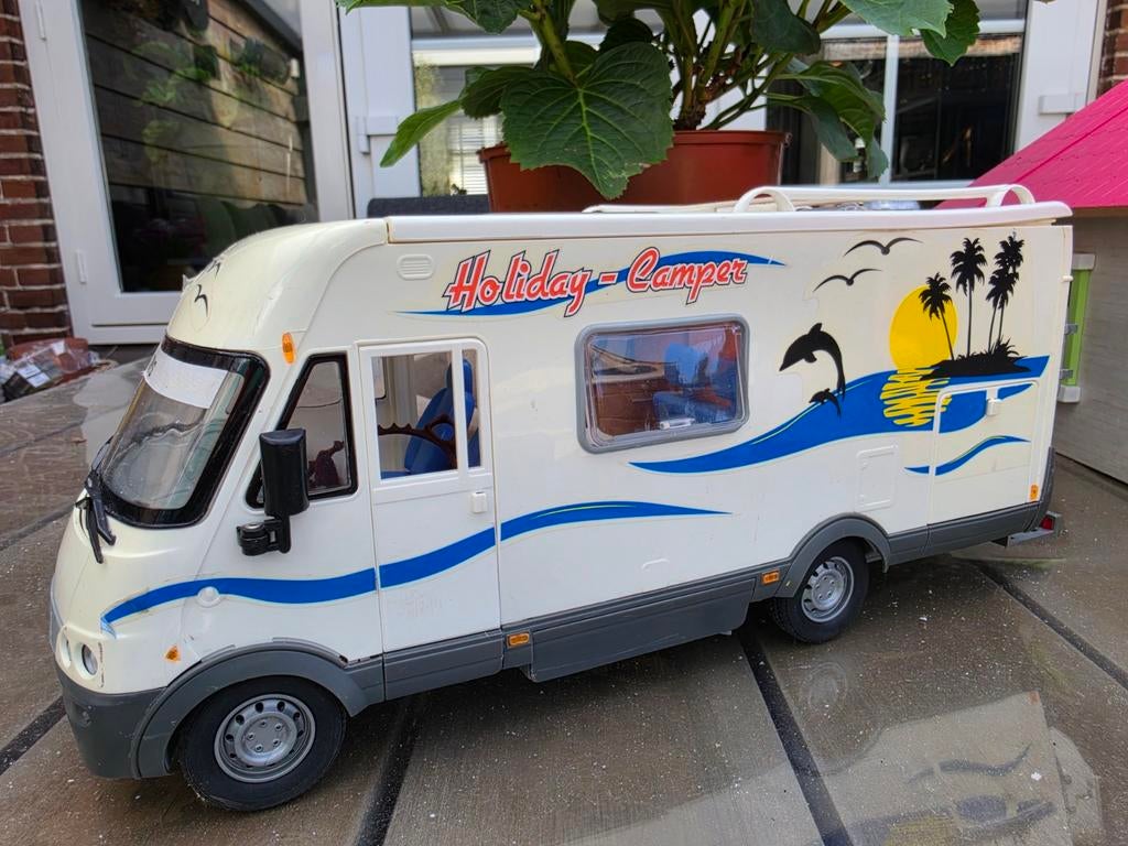 Holiday Camper - Gebruikt maar prima. Dickie Toys, Ophalen of Verzenden, Gebruikt