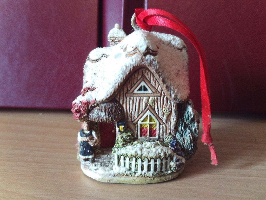 Lilliput Lane - Christmas Pudding - kerstboomornament, Verzamelen, Ophalen of Verzenden, Zo goed als nieuw, Overige typen