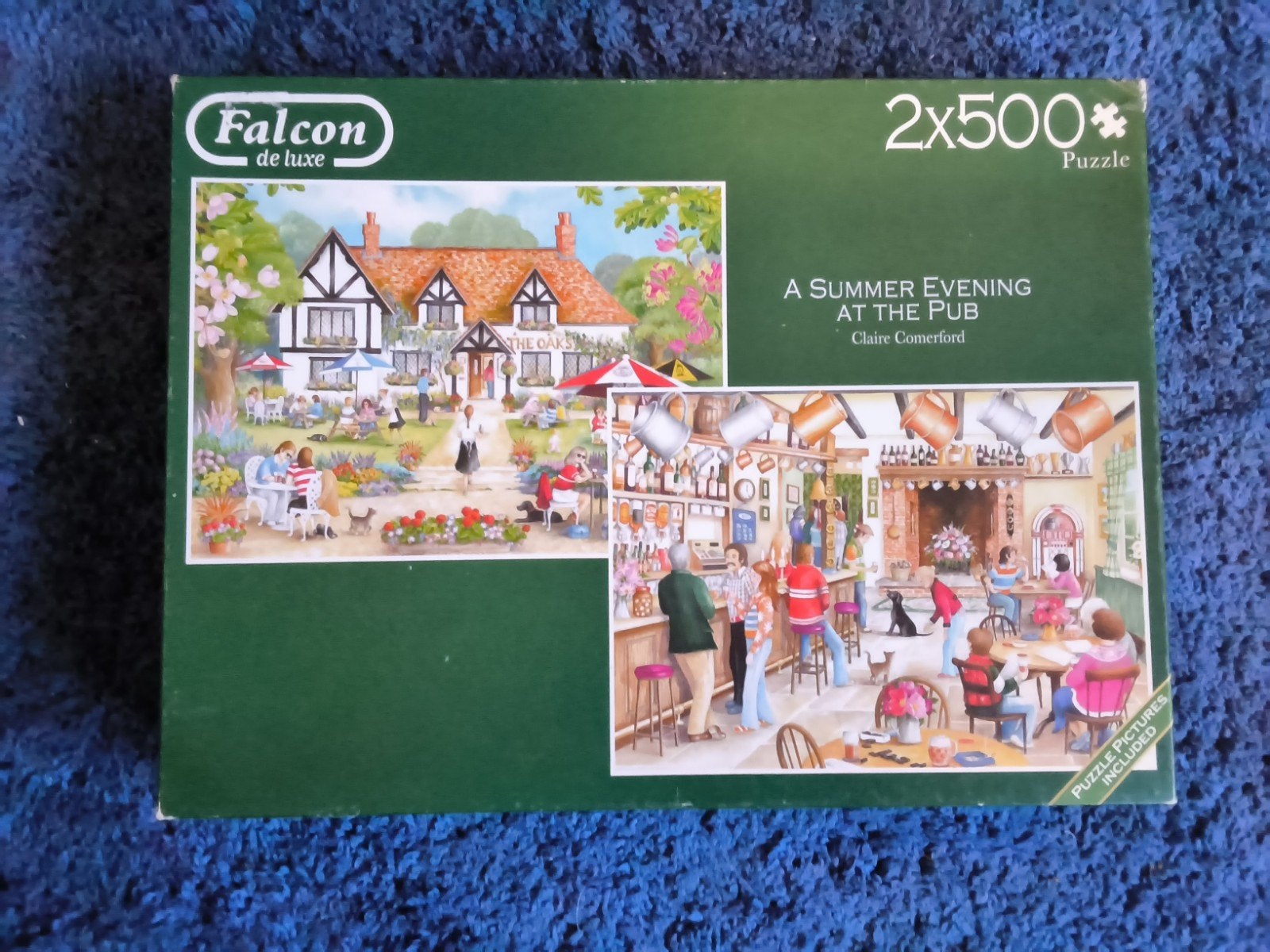 Diverse legpuzzels: Trefl, Falcon de Luxe (500 stukjes), Ophalen of Verzenden, 500 t/m 1500 stukjes, Gebruikt, Legpuzzel