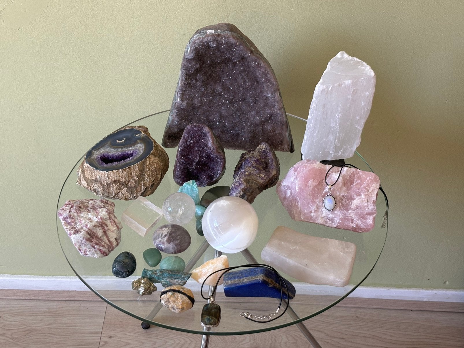 Edelstenen en Mineralen Verzameling Kristallen Natuurstenen, Ophalen of Verzenden, Nieuw