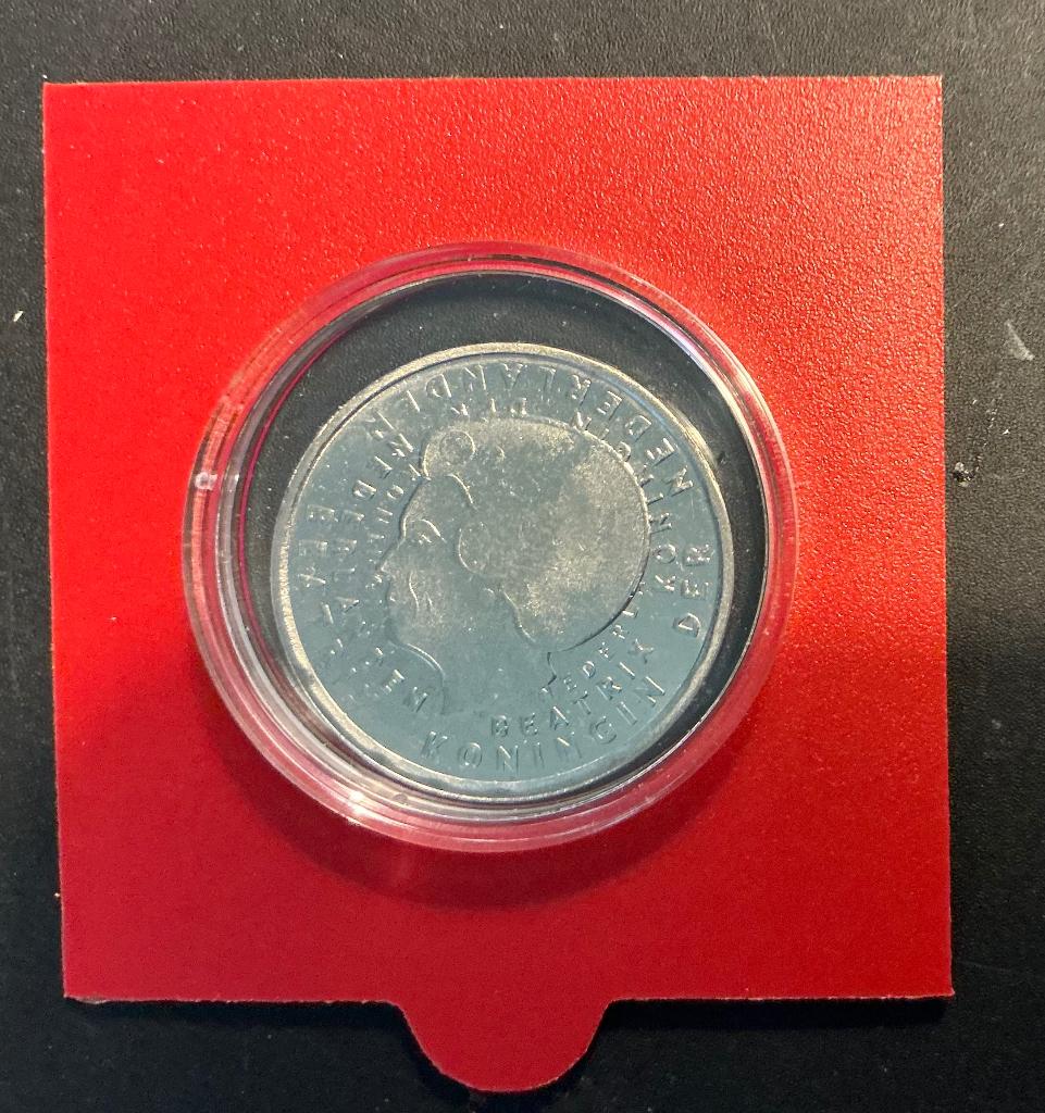 Nederland 2001 gulden 'Afscheid van de Gulden' munt, Ophalen of Verzenden, Koningin Beatrix, 1 gulden, Losse munt