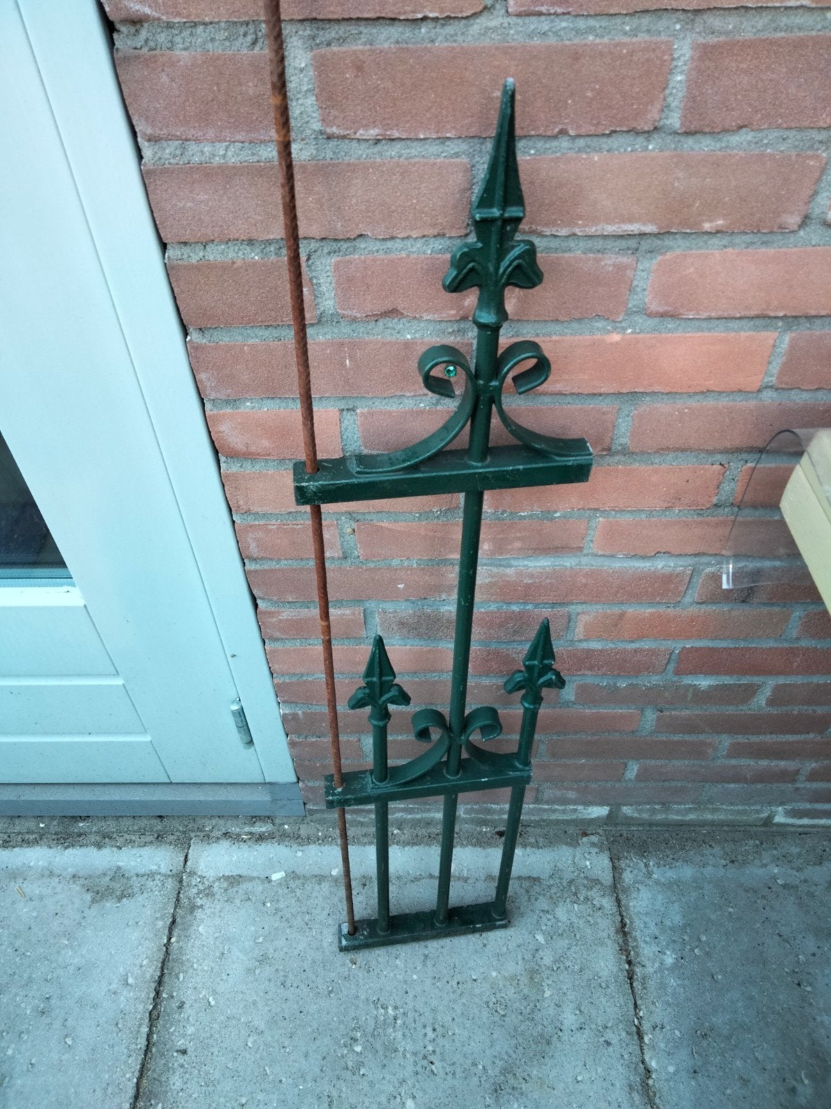 Sierlijk deel hek, Ophalen, IJzer, Sierhekwerk