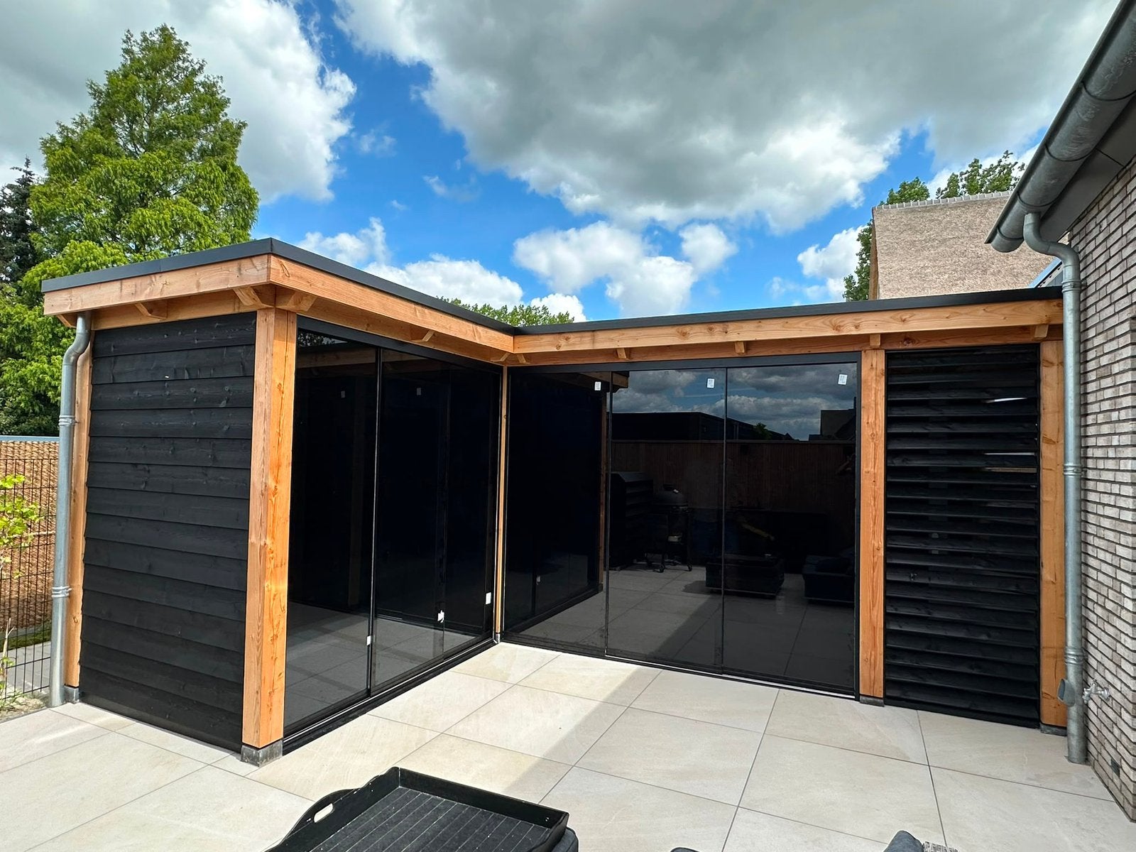 Veranda, tuinhuis, overkapping, berging, Tuin en Terras, 200 tot 400 cm, Nieuw, Met overkapping, Tuinhuis