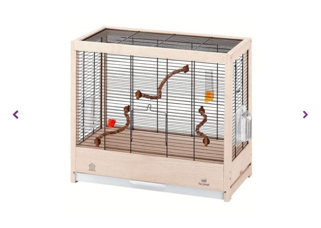 vogelkooi ferplast, Ophalen, Hout, Vogelkooi
