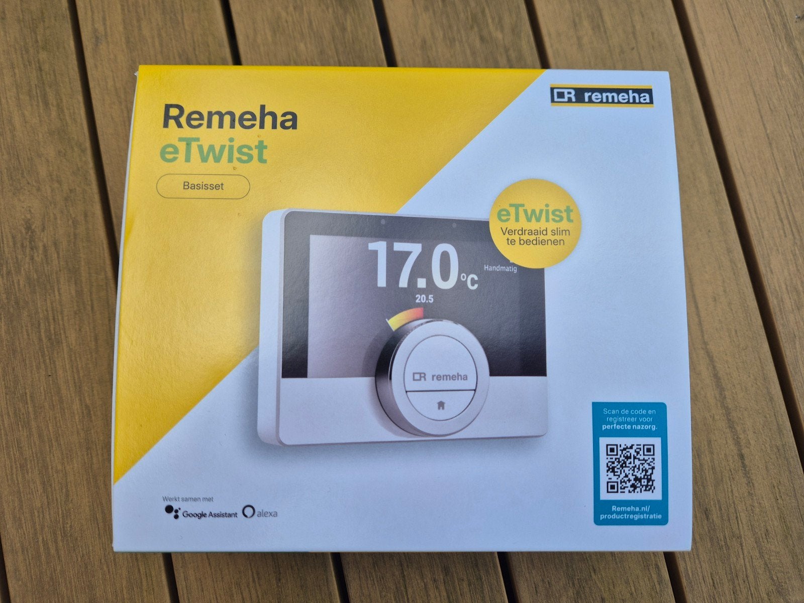 Remeha eTwist nieuw in doos, Kachel aanzetten vanuit de auto, Doe-het-zelf en Verbouw, Ophalen, Slimme thermostaat, Nieuw