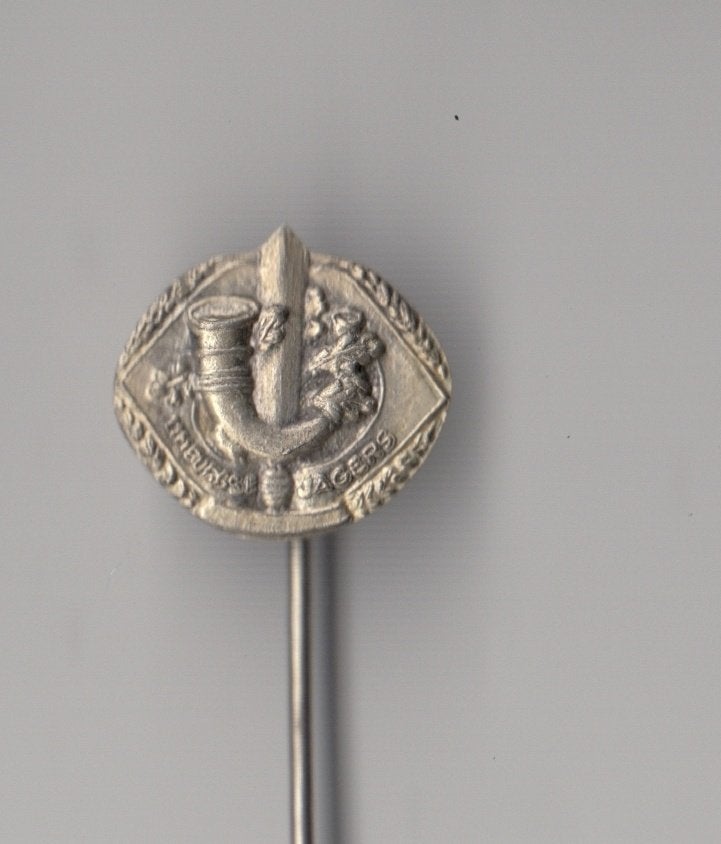 De Limburgse Jagers Infanterie Regiment embleem speldje, Niet vindbaar, Niet vindbaar, Nederland, Embleem of Badge