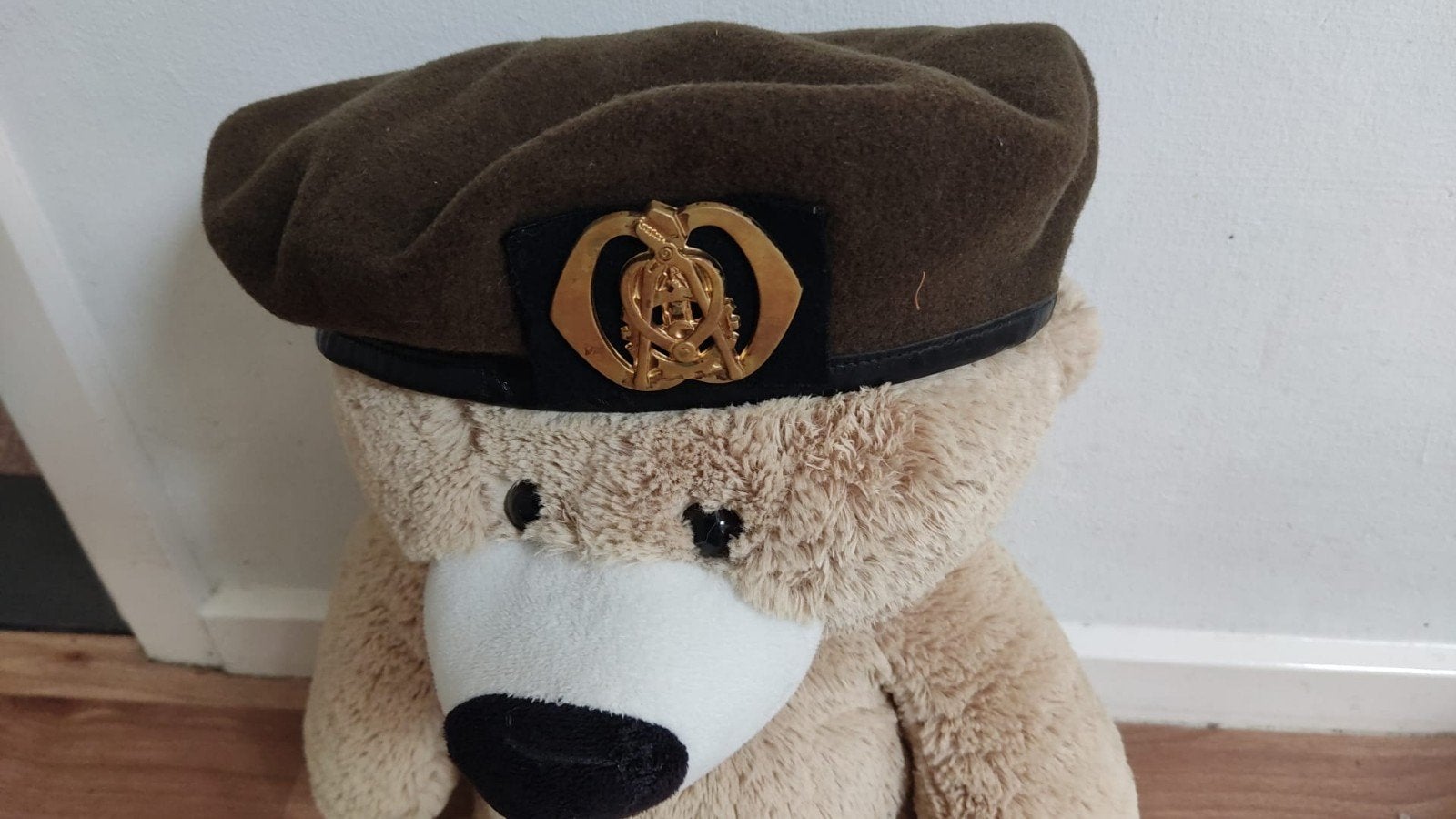 Militair Baret met Embleem - Landmacht, Verzenden, Landmacht, Nederland, Helm of Baret