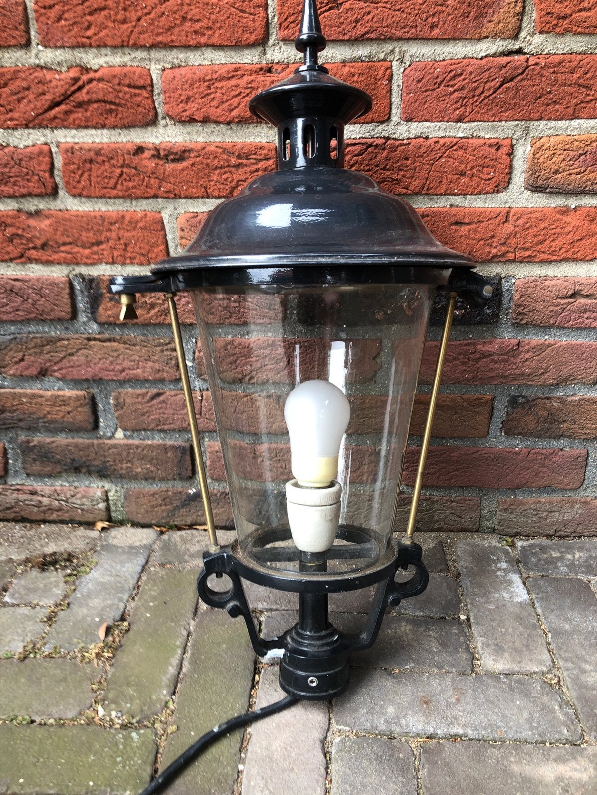Buitenlamp kleur zwart, Ophalen, Wandlamp, 50 tot 250 watt, Netvoeding
