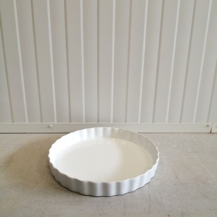 Taartschaal | 30 cm | Rond | Wit