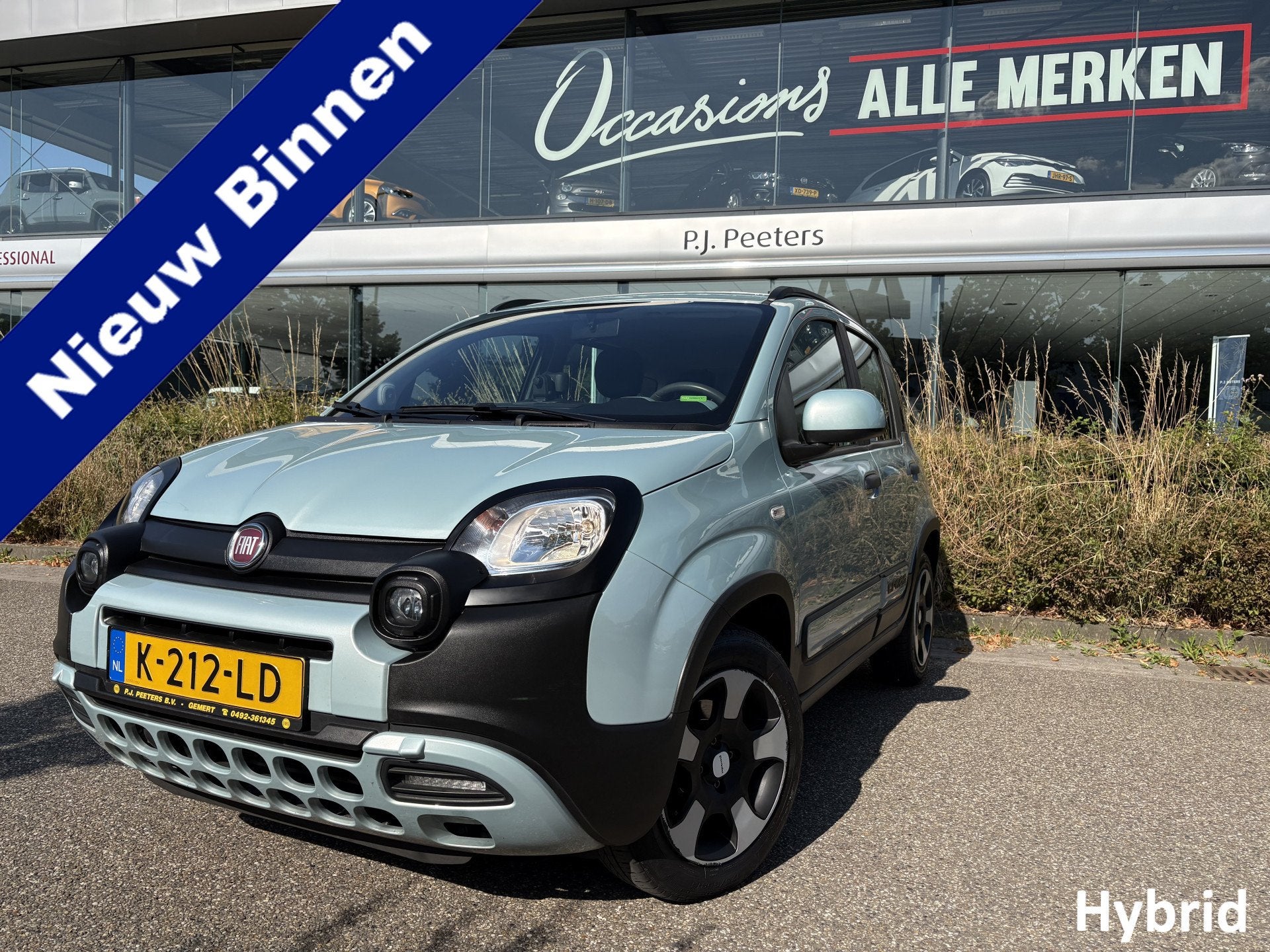 Fiat Panda 1.0 Hybrid Cross Launch Edition Airco - parkeerse, Auto's, Fiat, Voorwielaandrijving, Stof, Euro 6, Panda