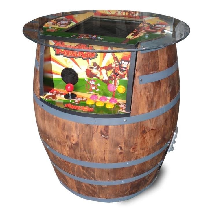 Arcade Kast 17 inch Wijnvat (Barrel) Arcade machine (Nieuw), Verzamelen, Info@custom-arcades.nl, Nieuw, Ophalen of Verzenden, Paardeweide 46, 4824EH, Breda, Nederland