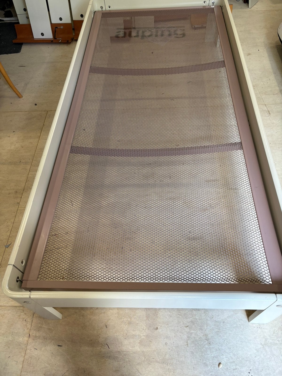 Te koop   Auping Auronde uit de jaren1970-80 De maat 90x200, Ophalen, Gebruikt, 90 cm, Eenpersoons