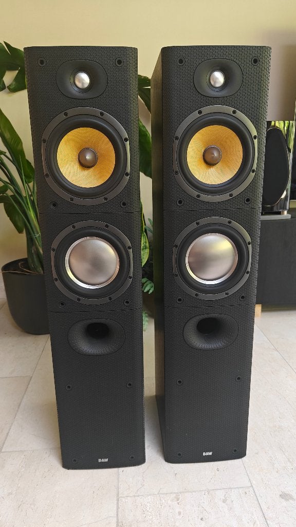 B&W DM603 S3 Black Ash, Vloerstaande luidspreker, Gebruikt, Bowers & Wilkins (B&W), Ophalen