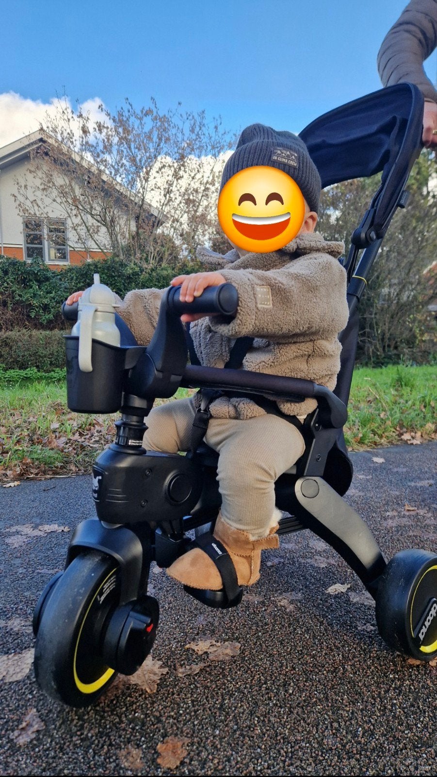 Doona liki trike special edition zwart, Ophalen, Zo goed als nieuw, Minder dan 16 inch, Doona