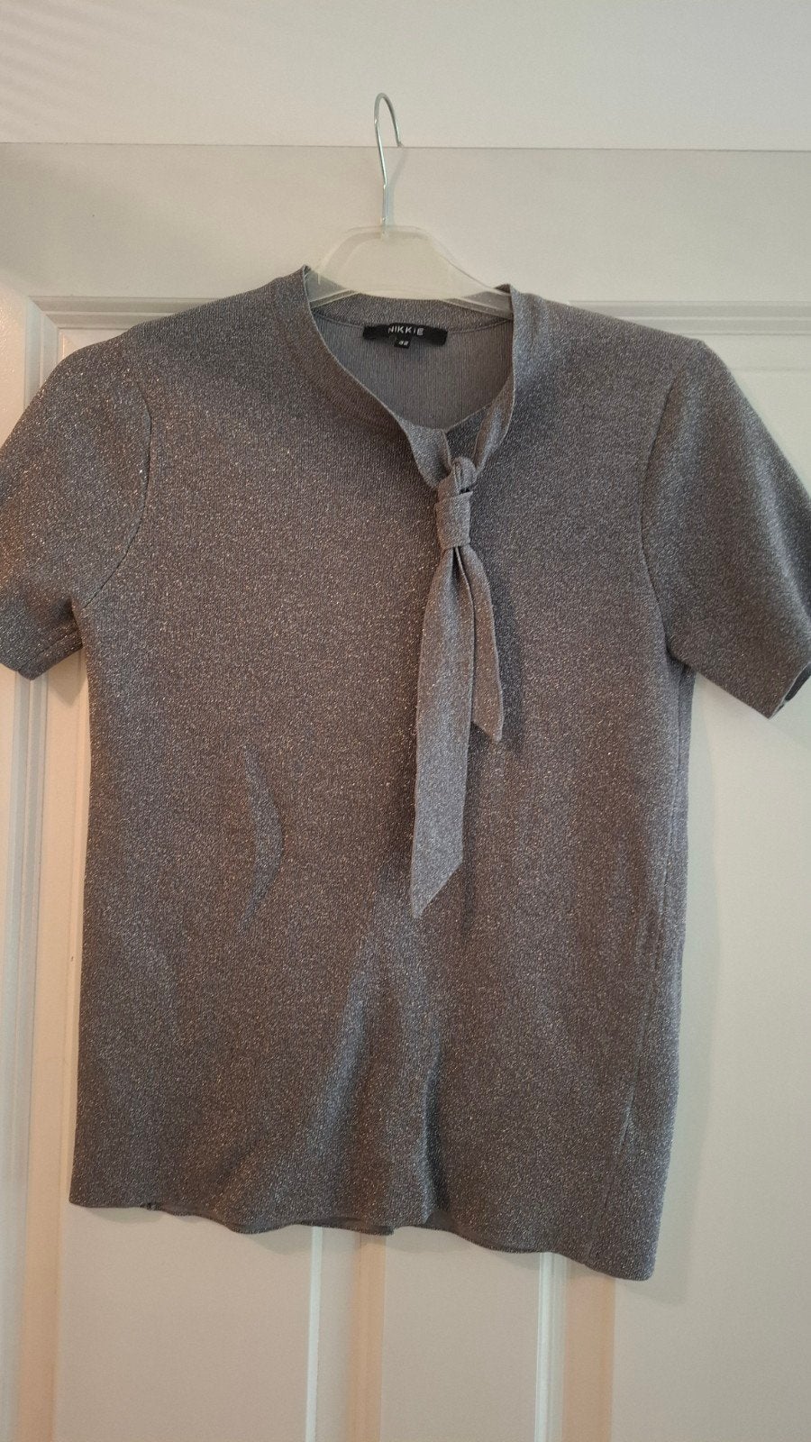 Nikkie top maat 32, Ophalen of Verzenden, Maat 34 (XS) of kleiner, Grijs, Gedragen