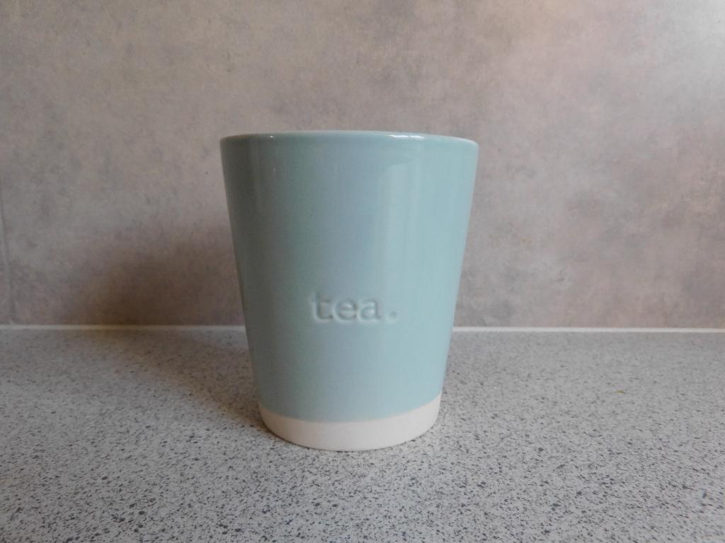 Mok TEA Turquoise Bloomingville, Keramiek, Ophalen of Verzenden, Zo goed als nieuw, Overige stijlen