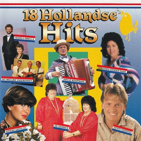 Various – 18 Hollandse Hits, Verzenden, Zo goed als nieuw, Levenslied of Smartlap